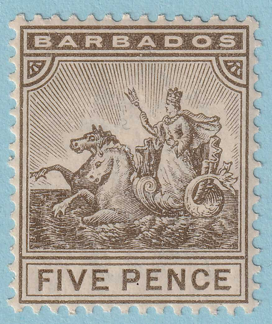 BARBADOS 75 MINT HINGED OG * NO FAULTS VERY FINE! - XJK