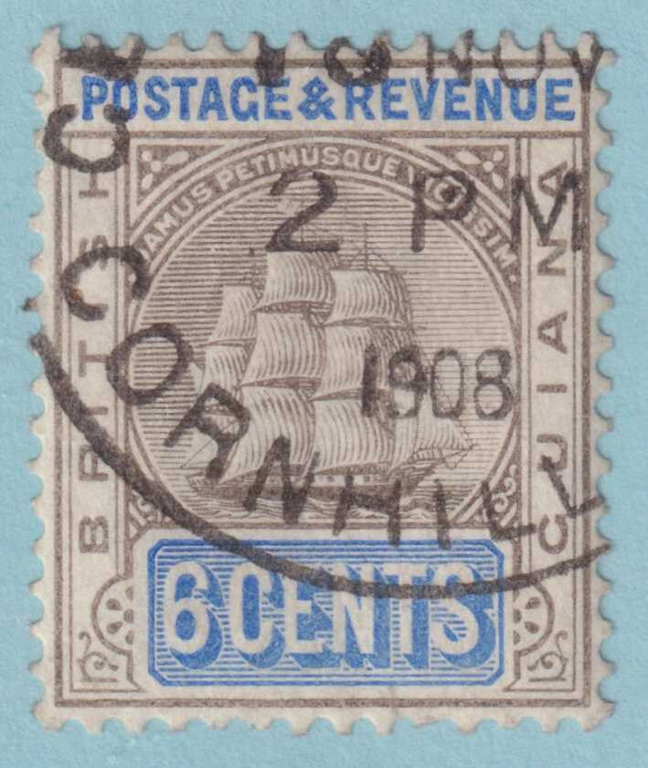 BRITISH GUIANA 164 USED - "CORNHILL" CANCEL - NO FAULTS VERY FINE! - UBC