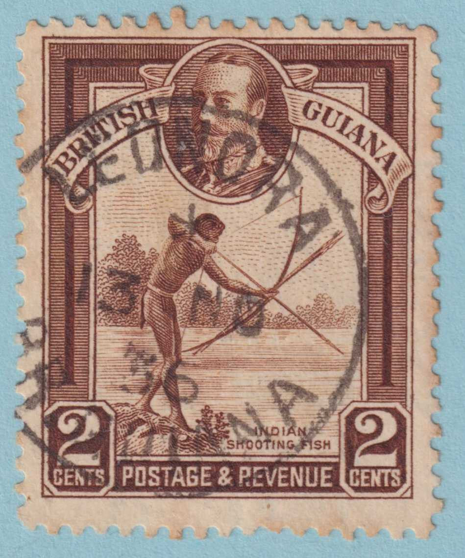 BRITISH GUIANA 211 USED - "LEONORA" CANCEL - NO FAULTS VERY FINE! - LJE