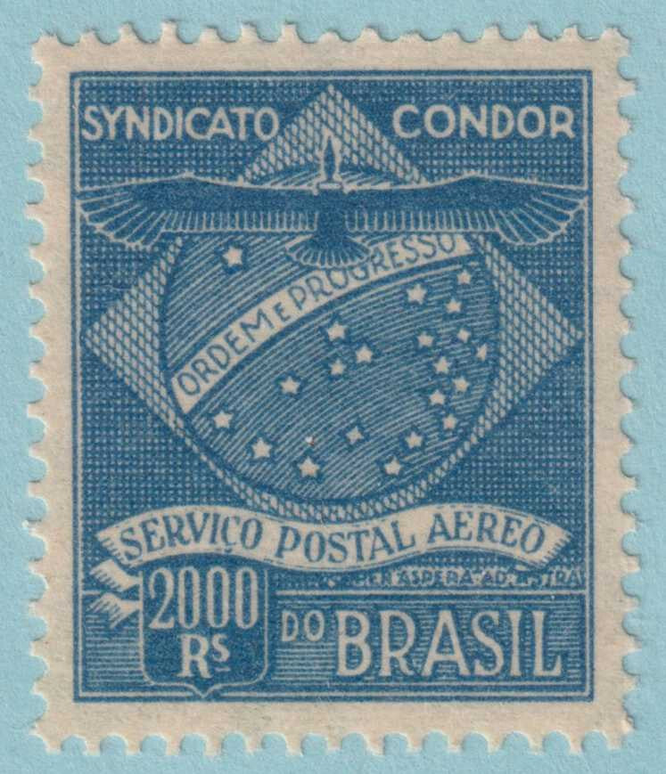 BRAZIL 1CL5 AIRMAIL SEMI-OFFICIAL MINT HINGED OG * CONDOR SYNDICATE - SZS