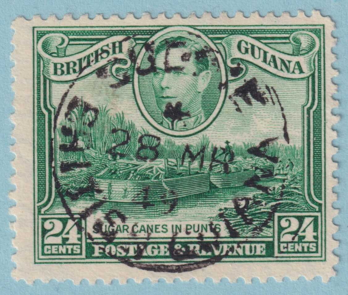 BRITISH GUIANA 234 USED - "SUDDIE" CANCEL - NO FAULTS VERY FINE! - VXX