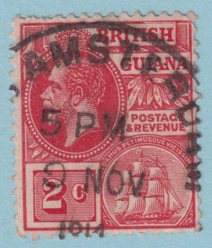 BRITISH GUIANA 179 USED - "NEW AMSTERDAM" CANCEL - NO FAULTS VERY FINE! - MKD