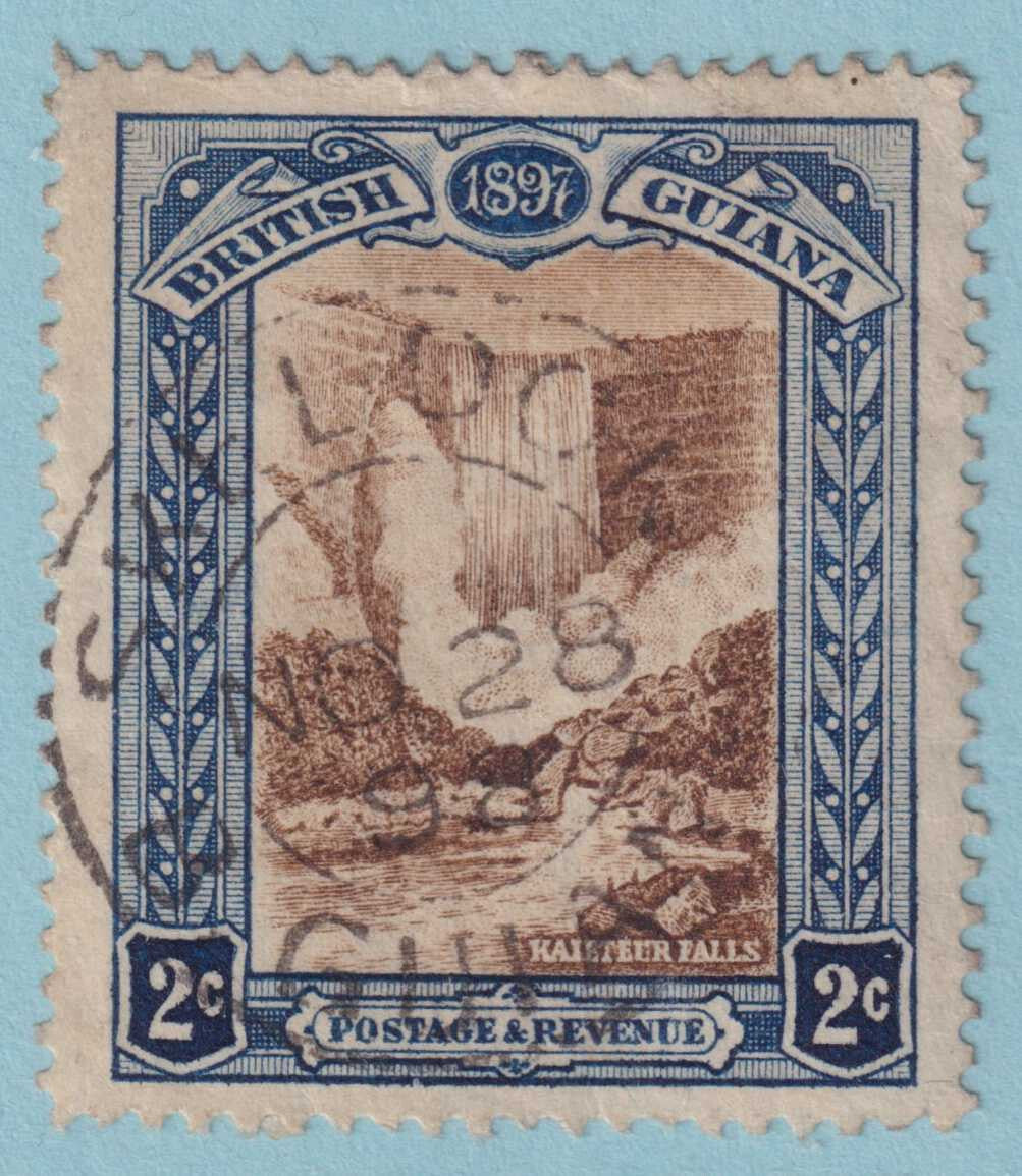 BRITISH GUIANA 153 USED - "SKELDON" CANCEL - NO FAULTS VERY FINE! - KFI
