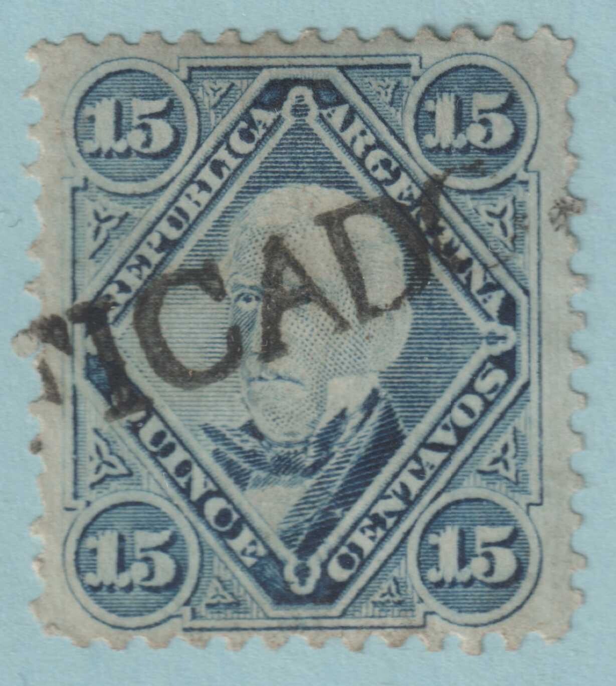 ARGENTINA 19 USED NO FAULTS VERY FINE! DXA