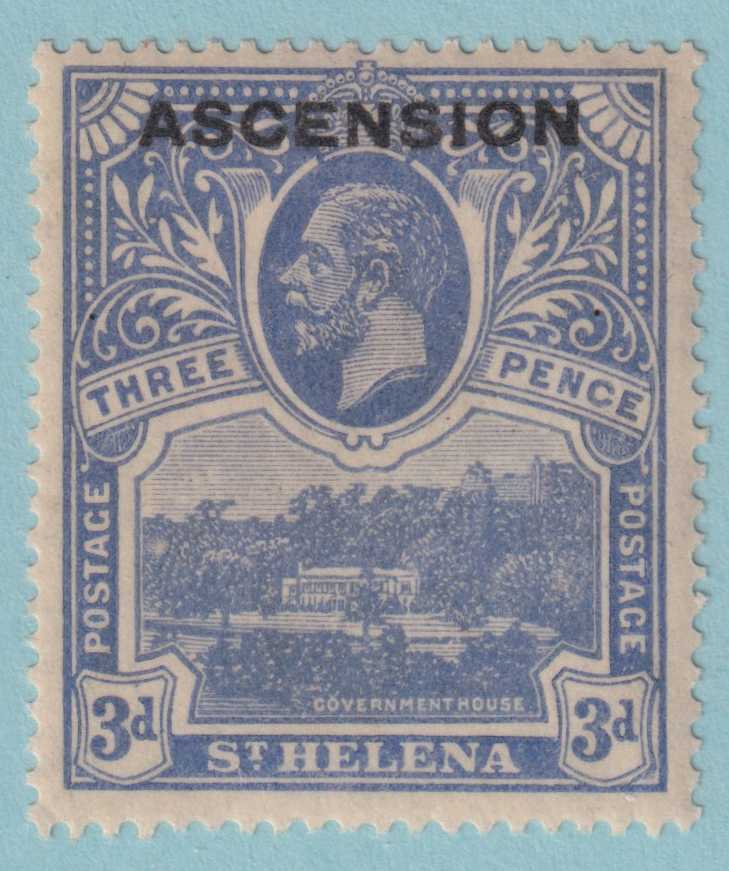 ASCENSION ISLAND 5 MINT HINGED OG * NO FAULTS VERY FINE! - TTF