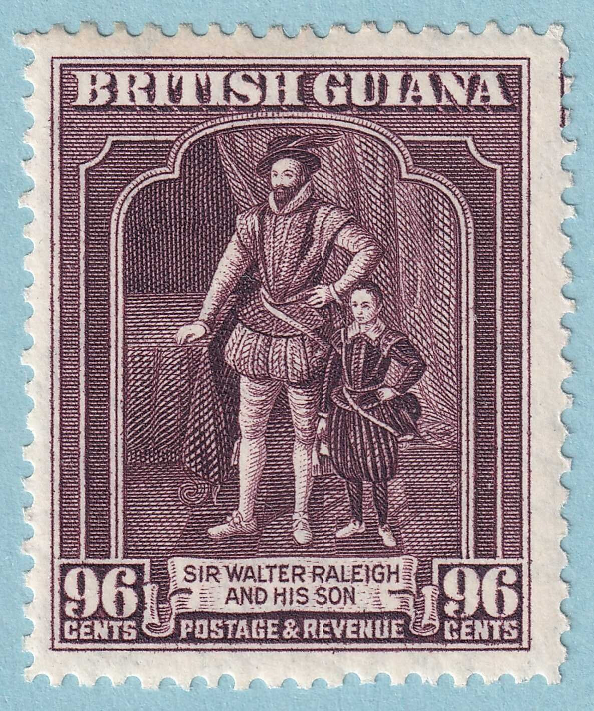 BRITISH GUIANA 238 MINT HINGED OG* NO FAULTS VERY FINE! MJK