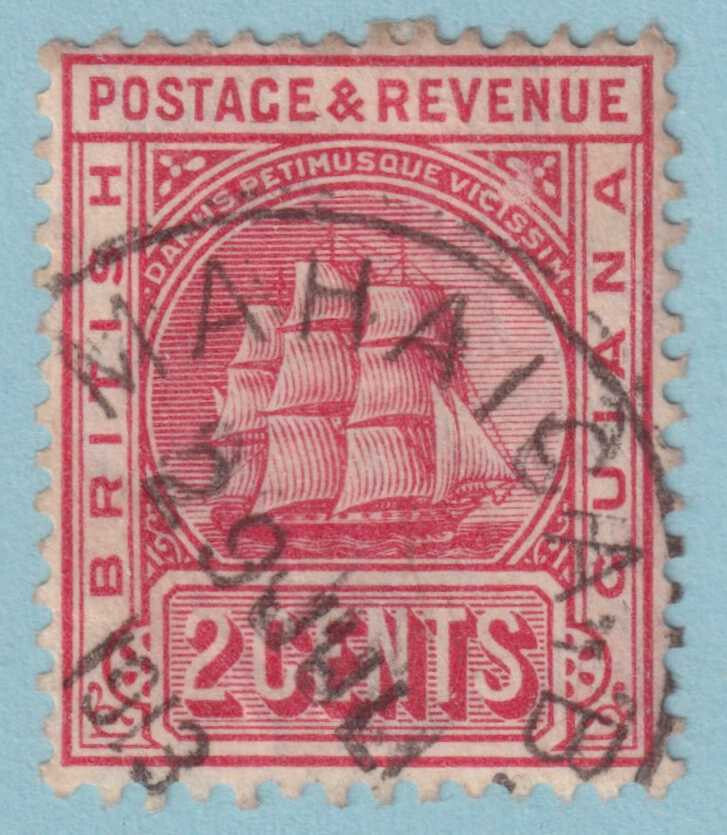 BRITISH GUIANA 172b USED - "MAHAICA" CANCEL - NO FAULTS VERY FINE! - QQG