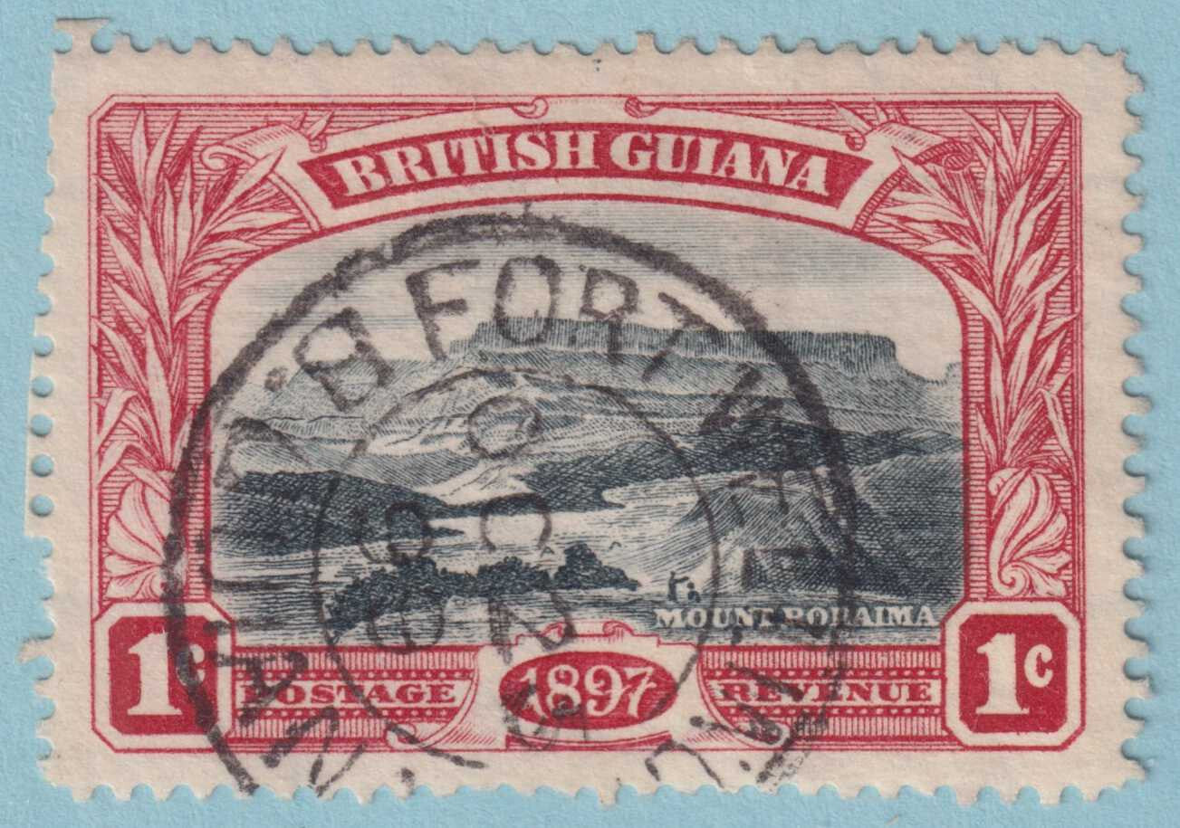 BRITISH GUIANA 152 USED - "FORT WELLINGTON" CANCEL - NO FAULTS VERY FINE! - SQL