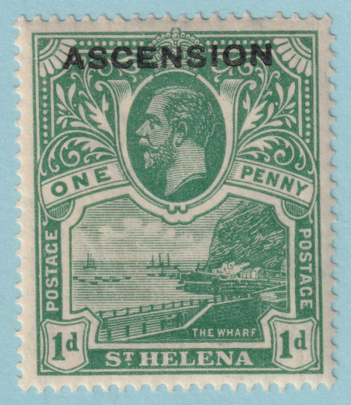 ASCENSION ISLAND 2 MINT HINGED OG * NO FAULTS VERY FINE! - LFR