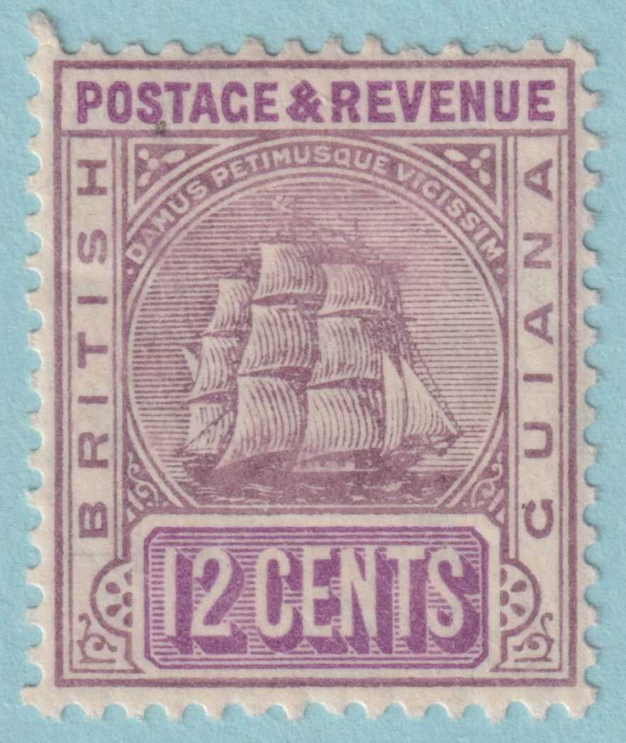 BRITISH GUIANA 165 MINT HINGE REMNANT OG * NO FAULTS VERY FINE! - RWG