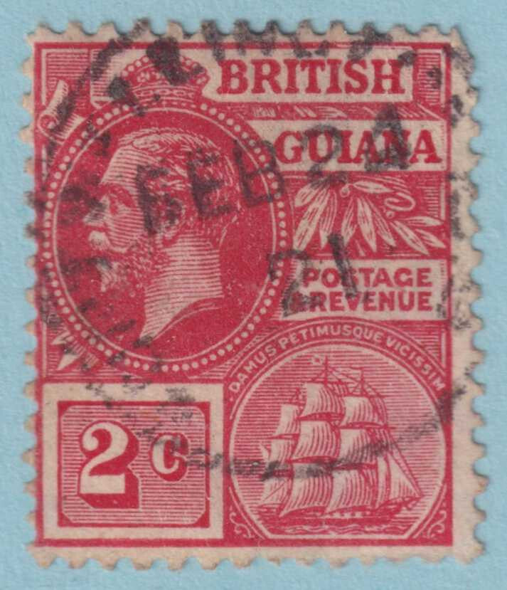 BRITISH GUIANA 179 USED - "FORT WELLINGTON" CANCEL - NO FAULTS VERY FINE! - JAE
