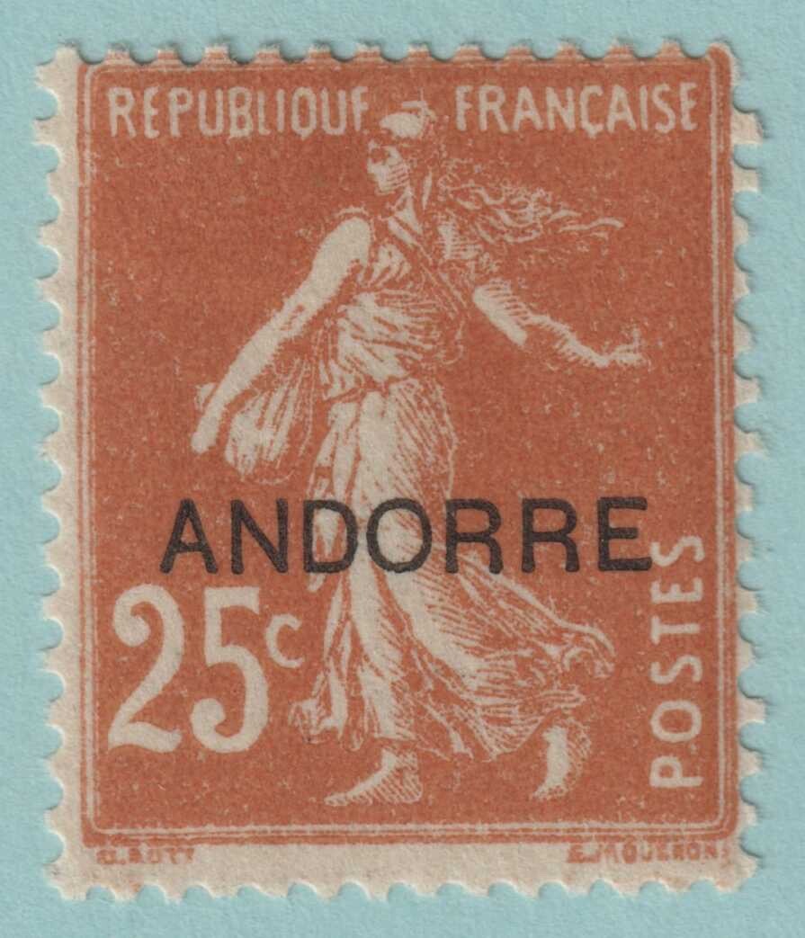 ANDORRA 8 MINT HINGED OG* NO FAULTS VERY FINE! LRO