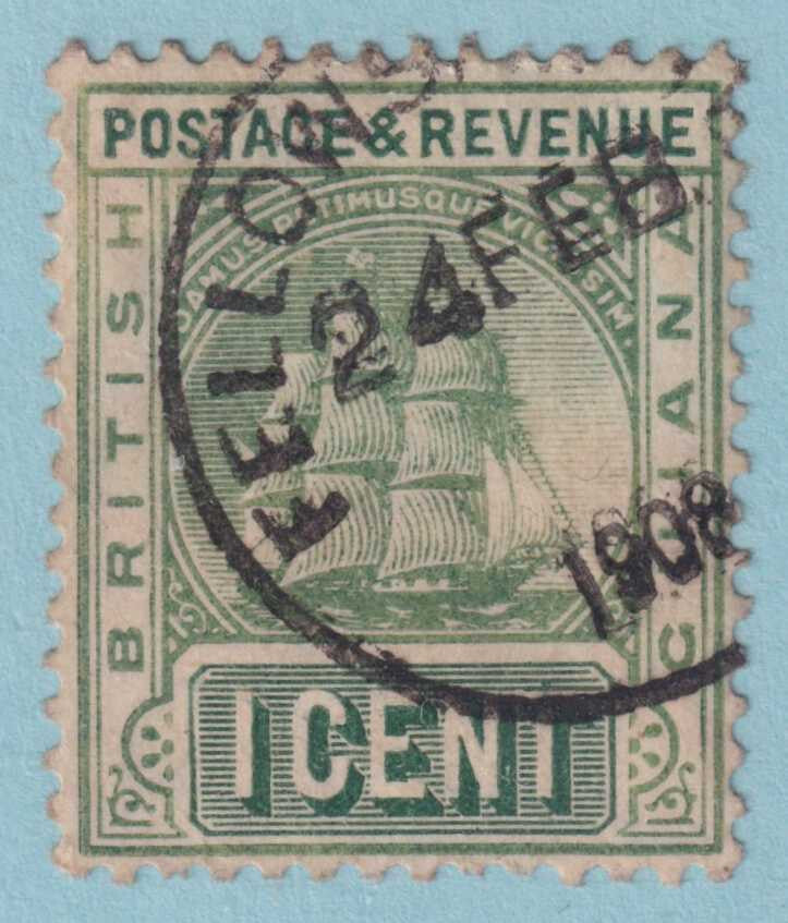 BRITISH GUIANA 160 USED - "FELLOWSHIP" CANCEL - NO FAULTS VERY FINE! - RBG