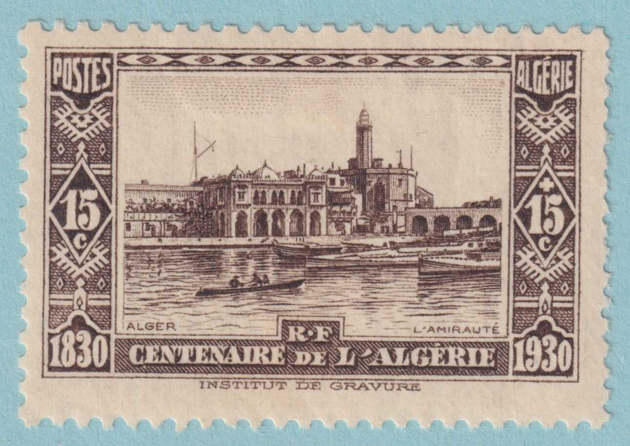 ALGERIA B16 SEMI-POSTAL MINT HINGED OG * NO FAULTS VERY FINE! - LET