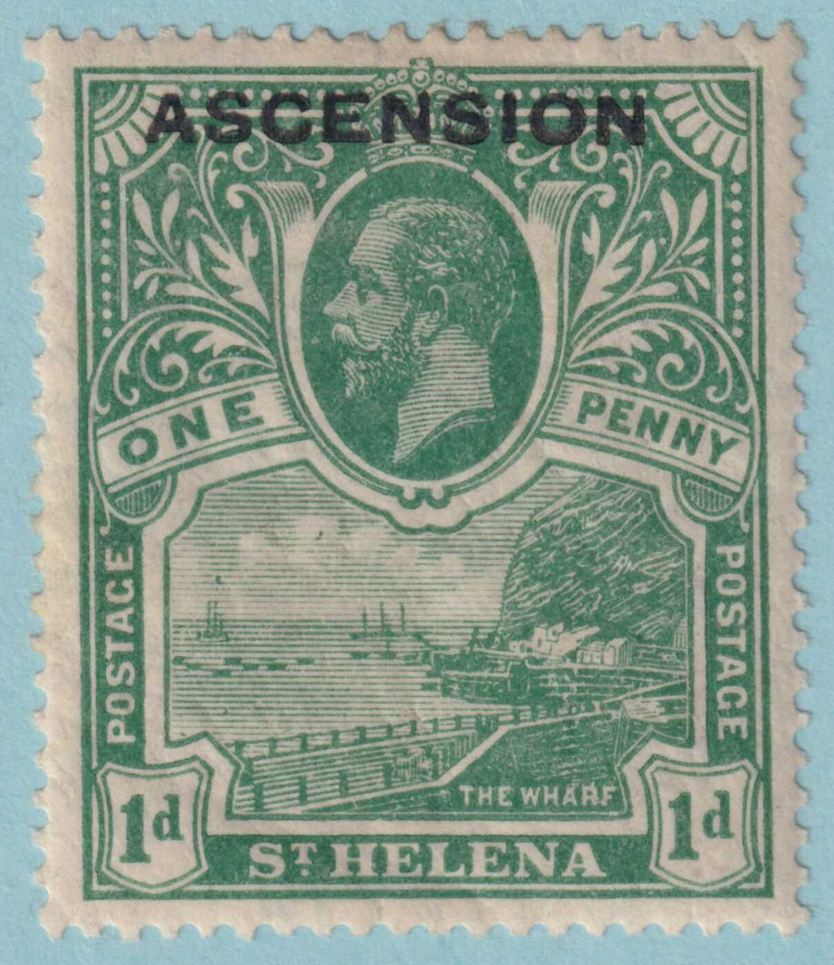 ASCENSION ISLAND 2 MINT HINGED OG * NO FAULTS VERY FINE! - TPR