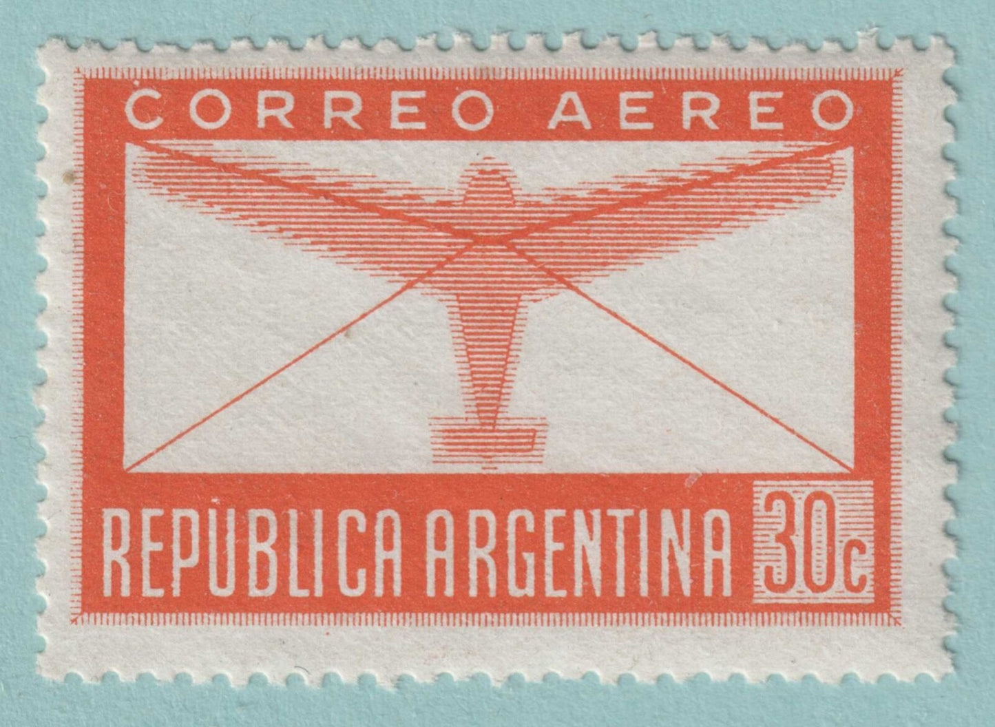 ARGENTINA C38 MINT NEVER HINGED OG** NO FAULTS VERY FINE!