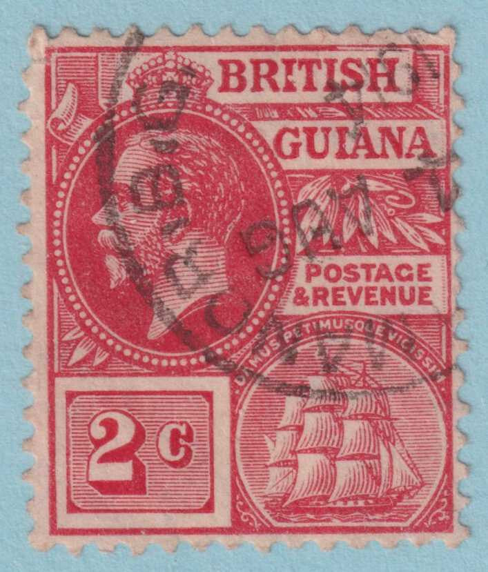 BRITISH GUIANA 179 USED - "TAYMOUTH MANOR" CANCEL - NO FAULTS VERY FINE! - PBR