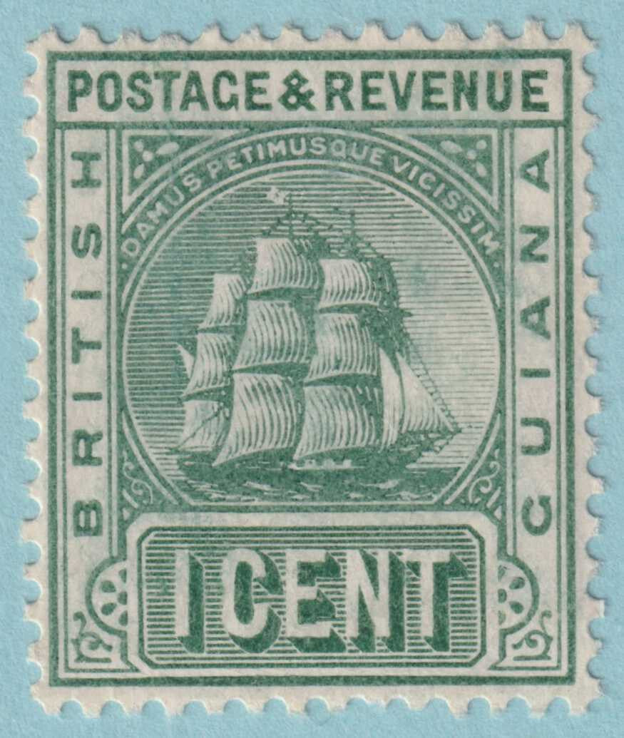 BRITISH GUIANA 160 MINT HINGE REMNANT OG * NO FAULTS VERY FINE! - RWB