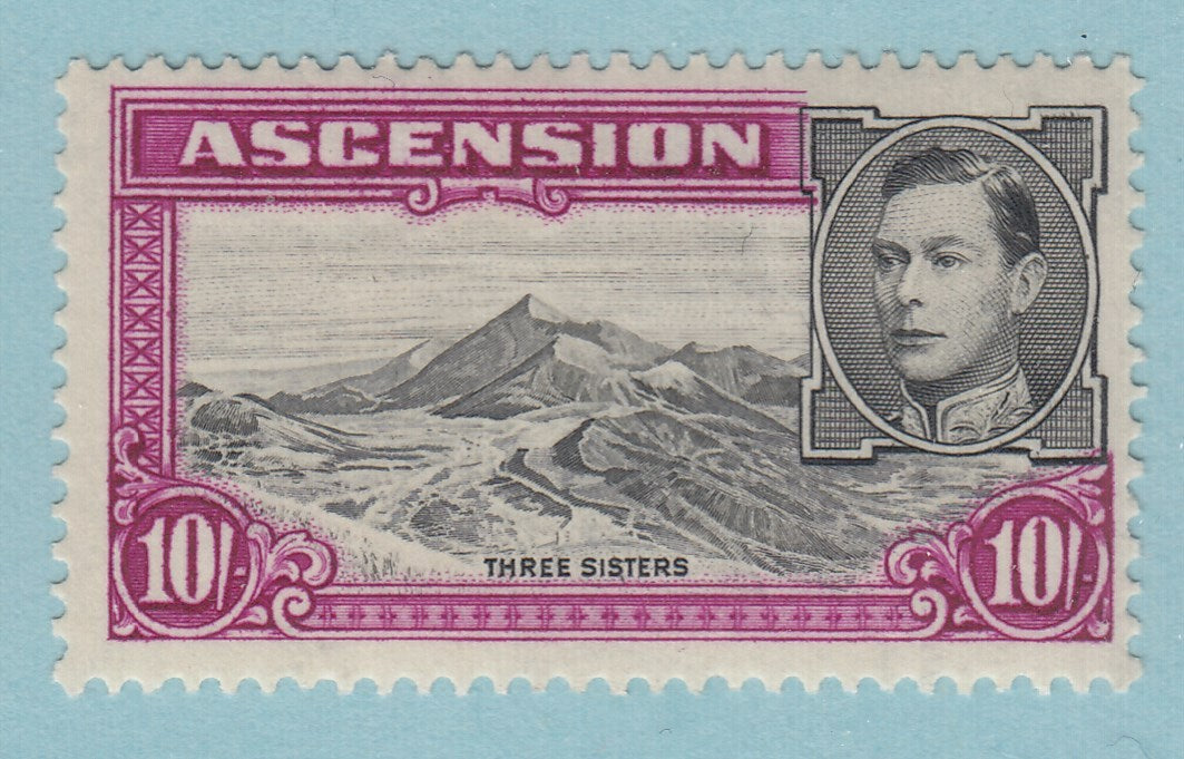 ASCENSION ISLAND 49a MINT LIGHTLY HINGED OG * NO FAULTS VERY FINE! - TSP