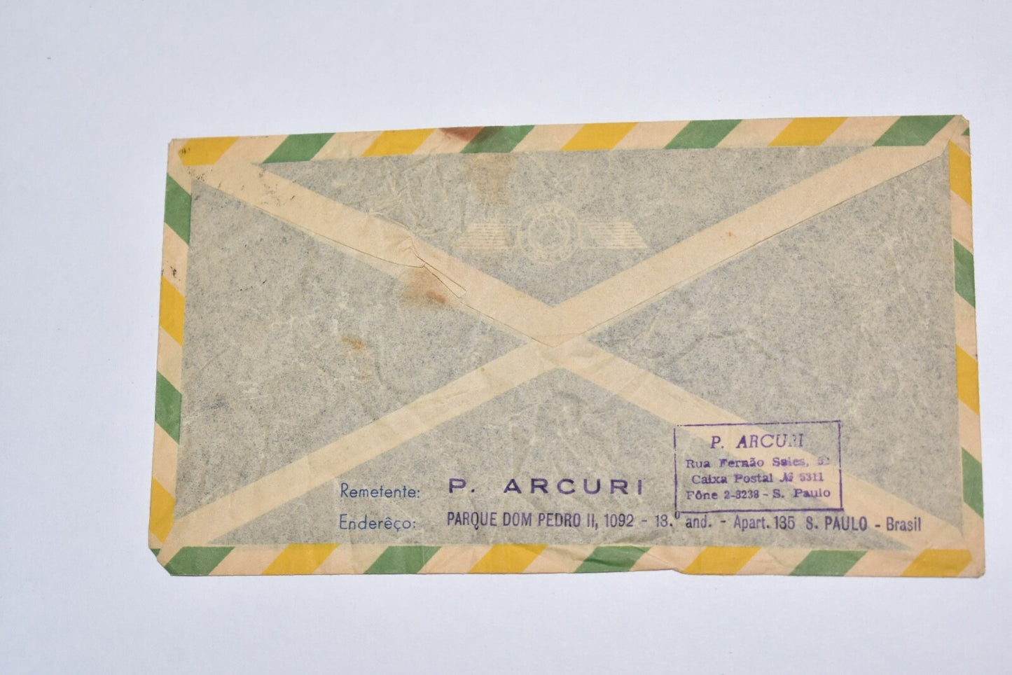 BRAZIL EARLY AIRMAIL COVER TO MINNEAPOLIS MN