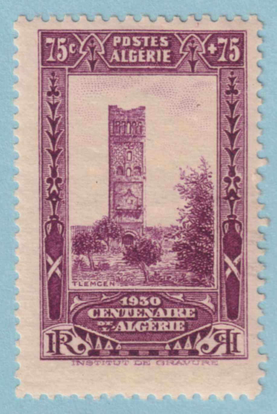 ALGERIA B21 SEMI-POSTAL MINT HINGED OG * NO FAULTS VERY FINE! - VBE