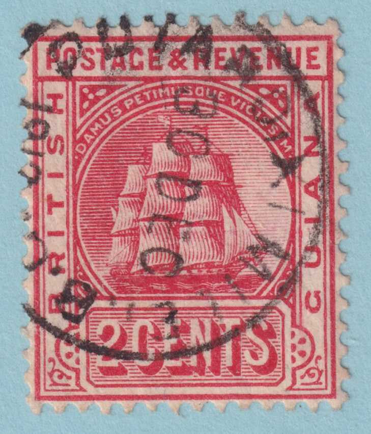 BRITISH GUIANA 172 USED - "POTARO XI MILE" CANCEL - NO FAULTS VERY FINE! - ZNM