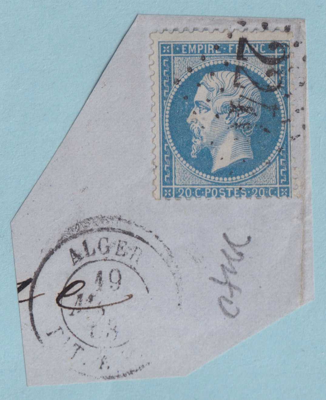 ALGERIA FORERUNNER USED - NO FAULTS VERY FINE - INTERESTING CANCEL - ANZ