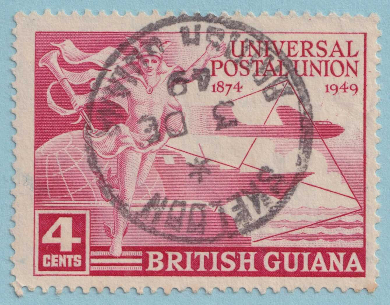 BRITISH GUIANA 246 USED - "SKELDON" CANCEL - NO FAULTS VERY FINE! - LBW