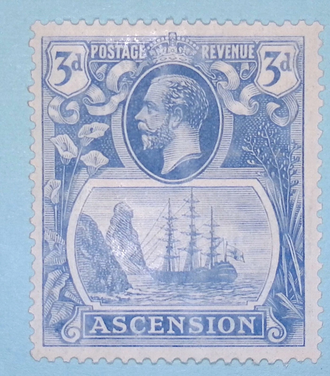 ASCENSION 14 MINT HINGED OG* NO FAULTS EXTRA FINE! GFE