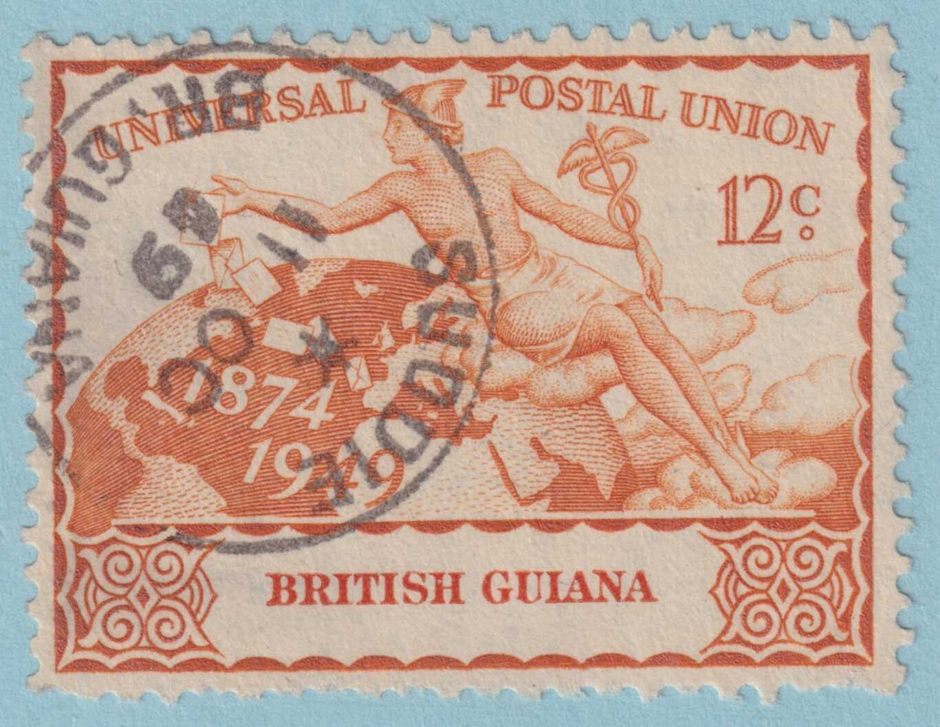 BRITISH GUIANA 248 USED - "SUDDIE" CANCEL - NO FAULTS VERY FINE! - ZSX
