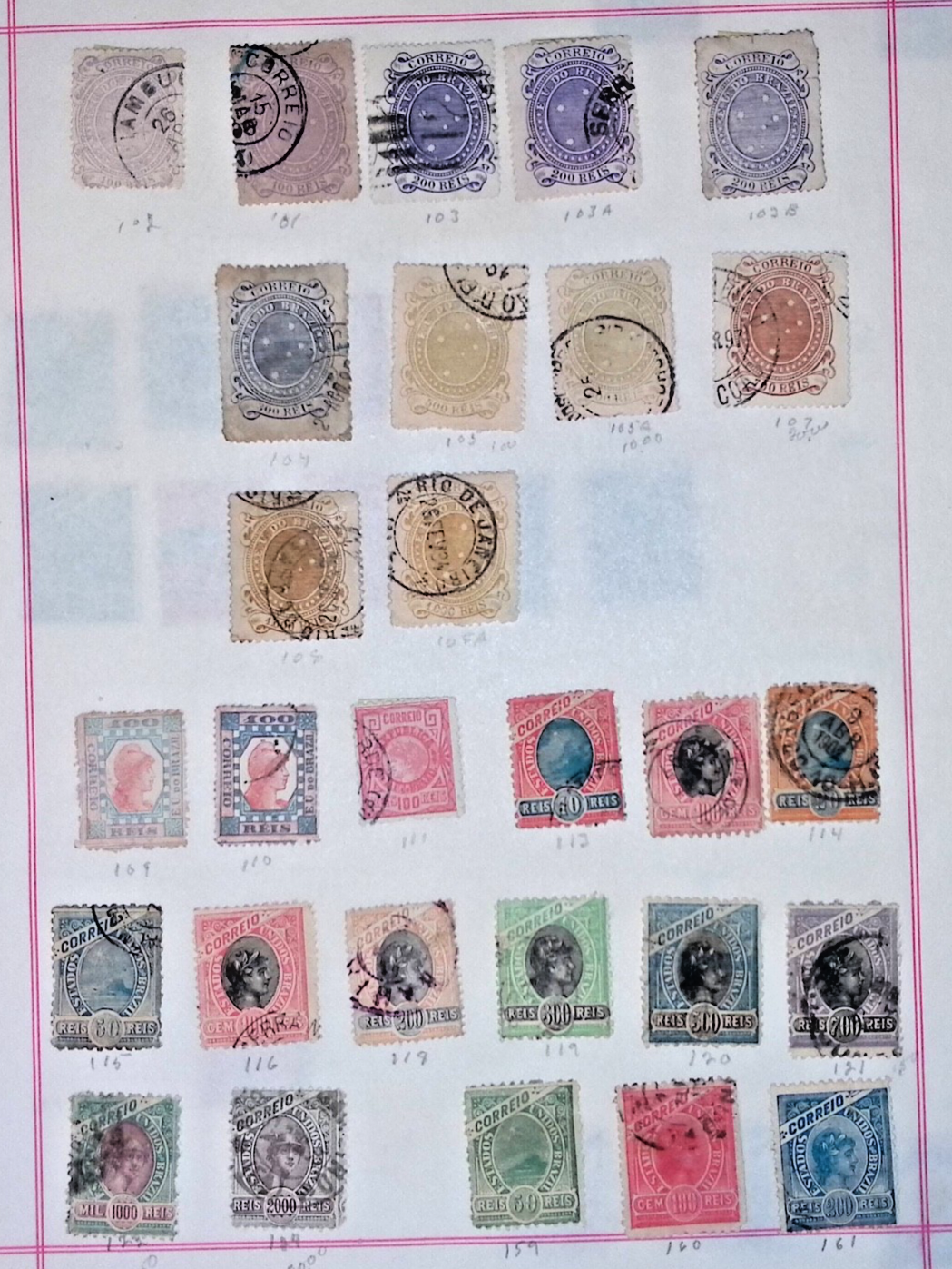 BRAZIL STRONG OLD COLLECTION ON ALBUM PAGES ON 81 PAGES! UNCHECKED! Q142