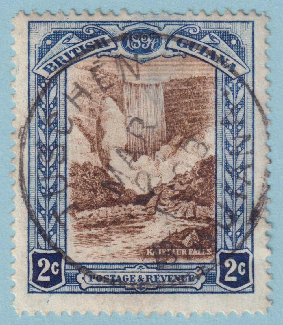 BRITISH GUIANA 153 USED - "TUSCHEN" CANCEL - NO FAULTS VERY FINE! - JIX