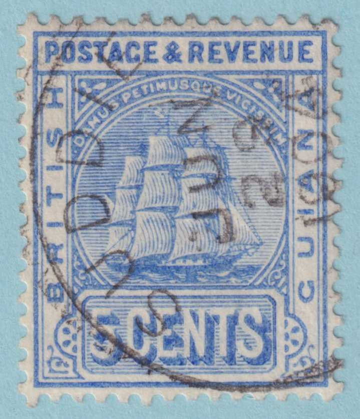 BRITISH GUIANA 136 USED - "SUDDIE" CANCEL - NO FAULTS VERY FINE! - KDT