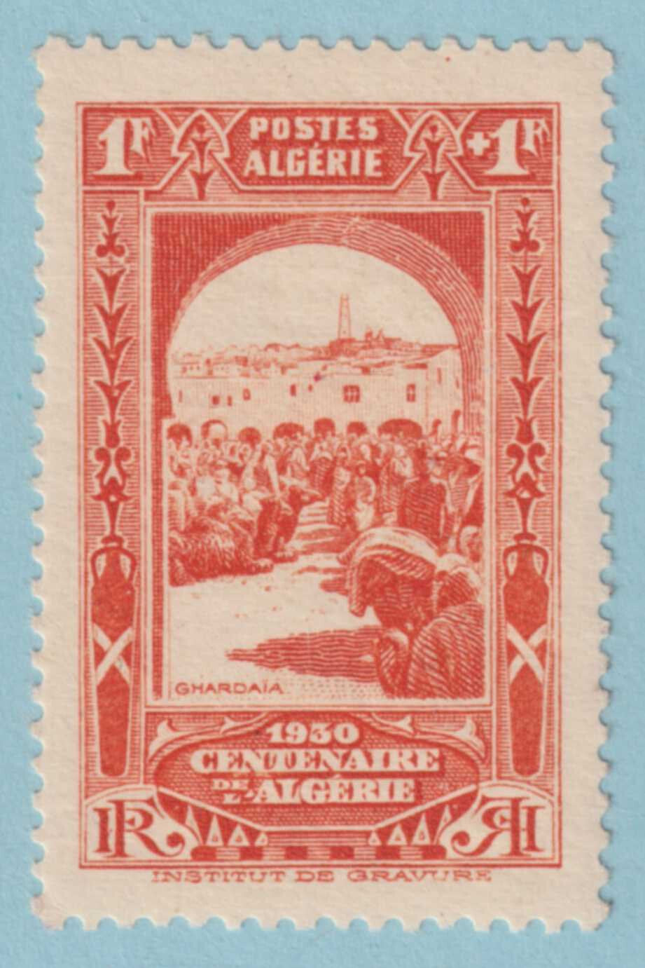 ALGERIA B22 SEMI-POSTAL MINT LIGHTLY HINGED OG * NO FAULTS VERY FINE! - TZF