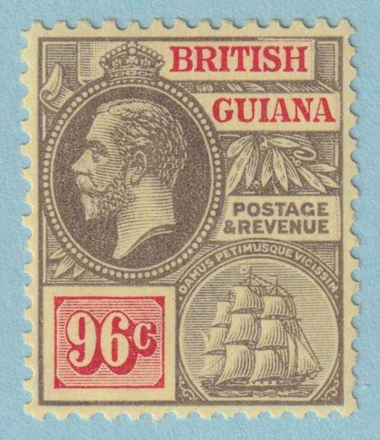 BRITISH GUIANA 201 MINT HINGED OG * NO FAULTS EXTRA FINE! - DLS
