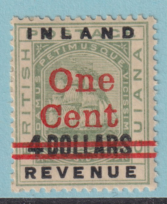 BRITISH GUIANA 151 SMALL 4 MINT HINGED OG * NO FAULTS VERY FINE! - GRP