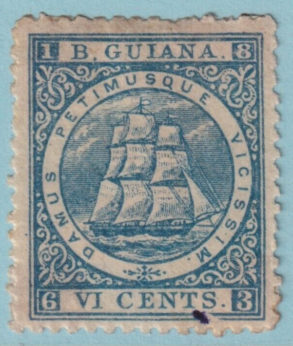 BRITISH GUIANA 64 MINT HINGED OG* VFB