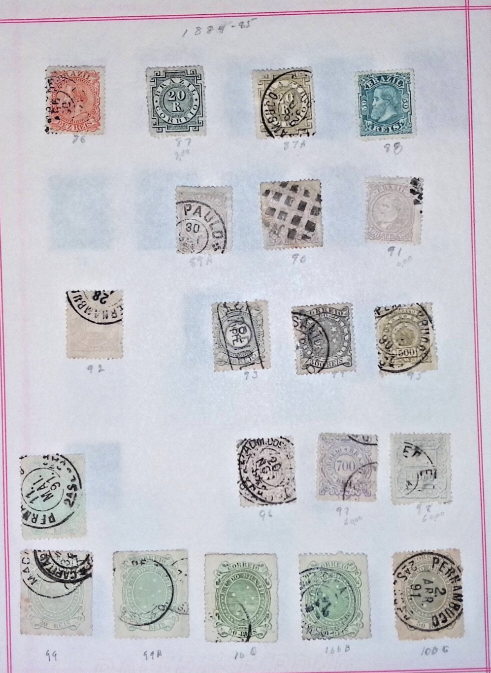BRAZIL STRONG OLD COLLECTION ON ALBUM PAGES ON 81 PAGES! UNCHECKED! Q142