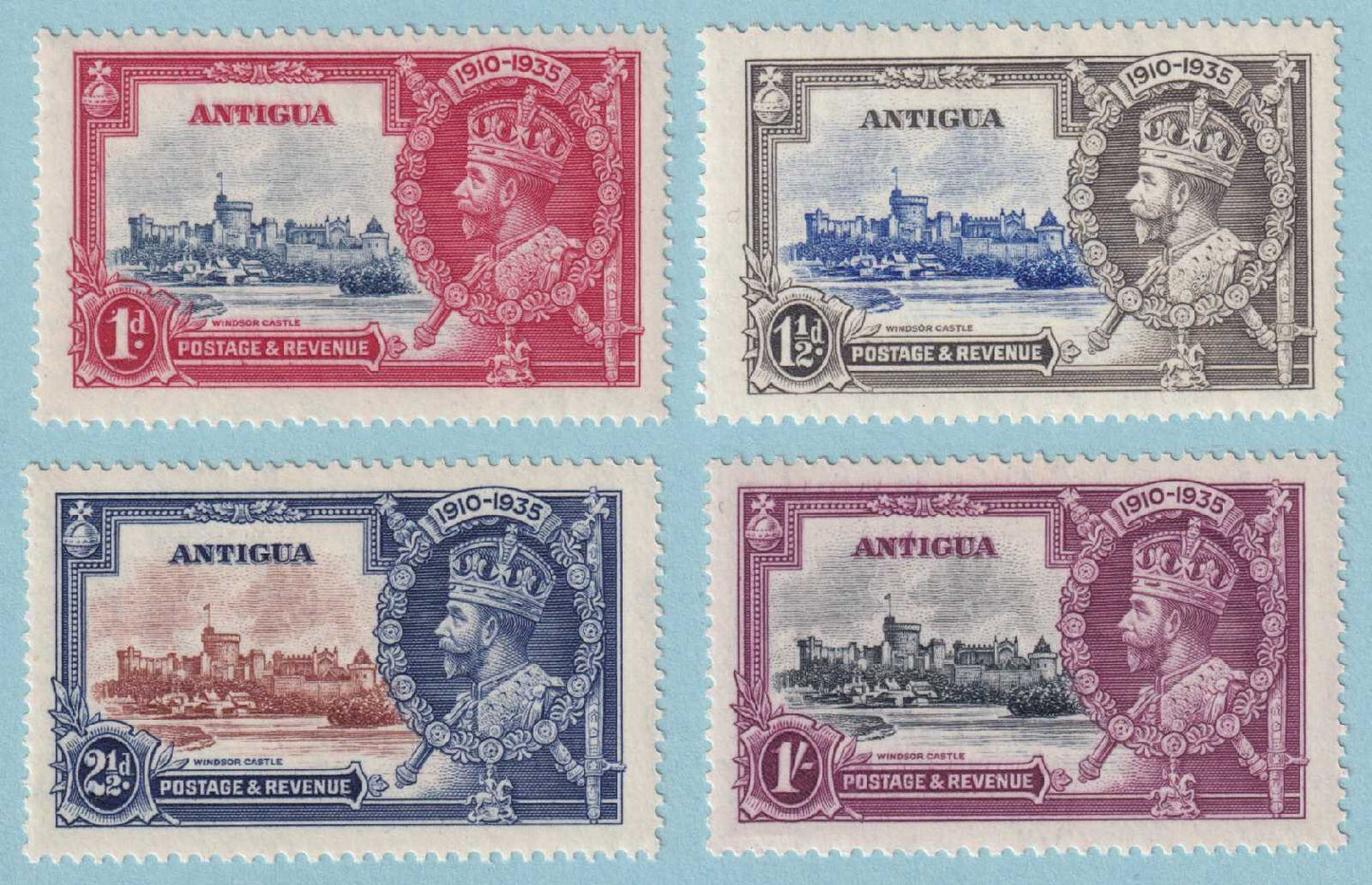 ANTIGUA 77 - 80 MINT HINGED OG * NO FAULTS VERY FINE! - R498