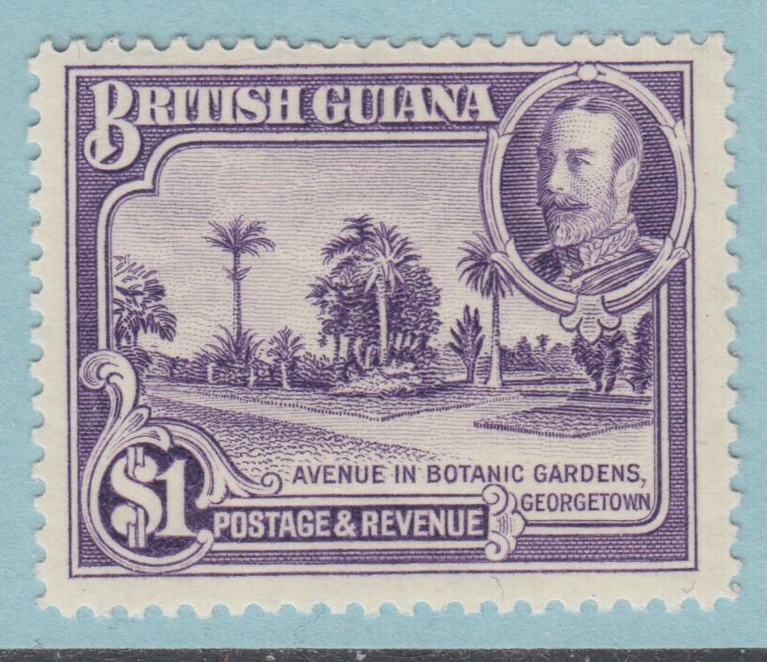 BRITISH GUIANA 222 MINT HINGED OG * NO FAULTS VERY FINE! - BPB