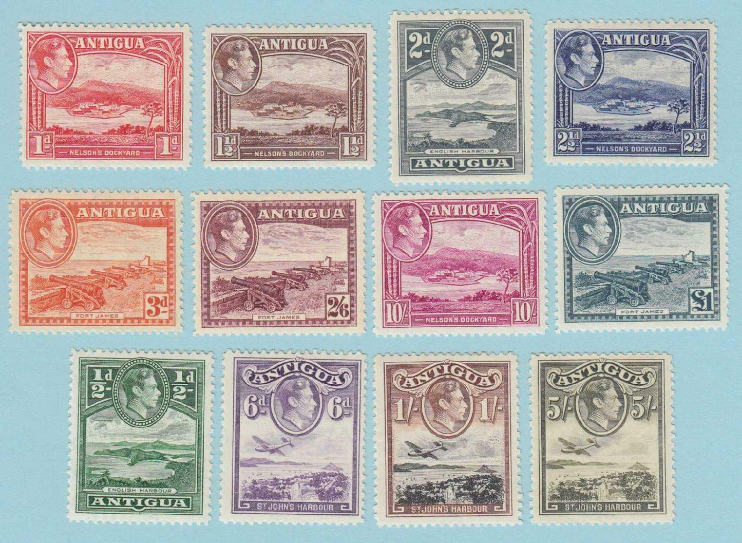 ANTIGUA 84 - 95 MINT HINGED OG * NO FAULTS VERY FINE! - T703