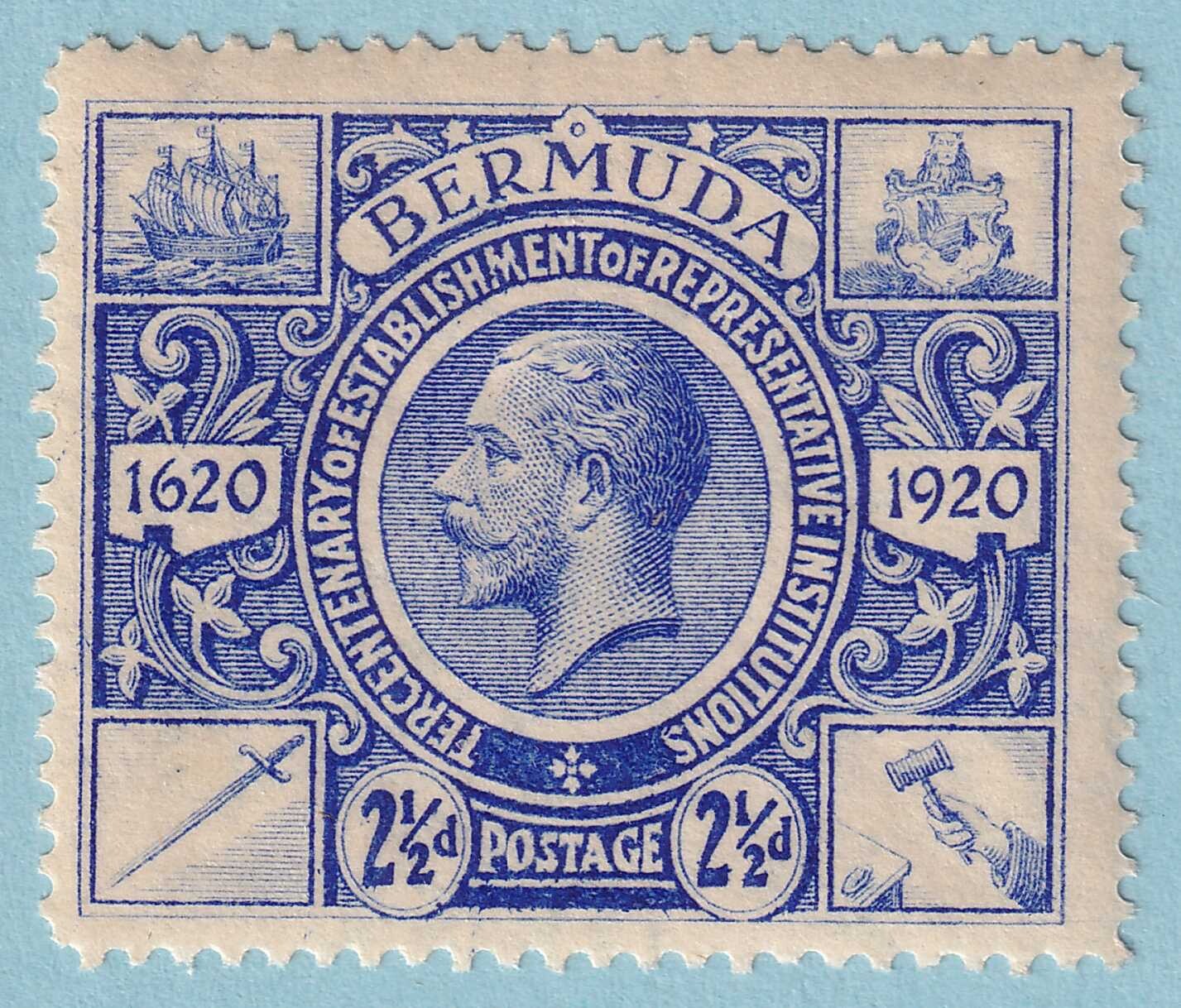 BERMUDA 75 MINT HINGED OG* NO FAULTS VERY FINE! MAM