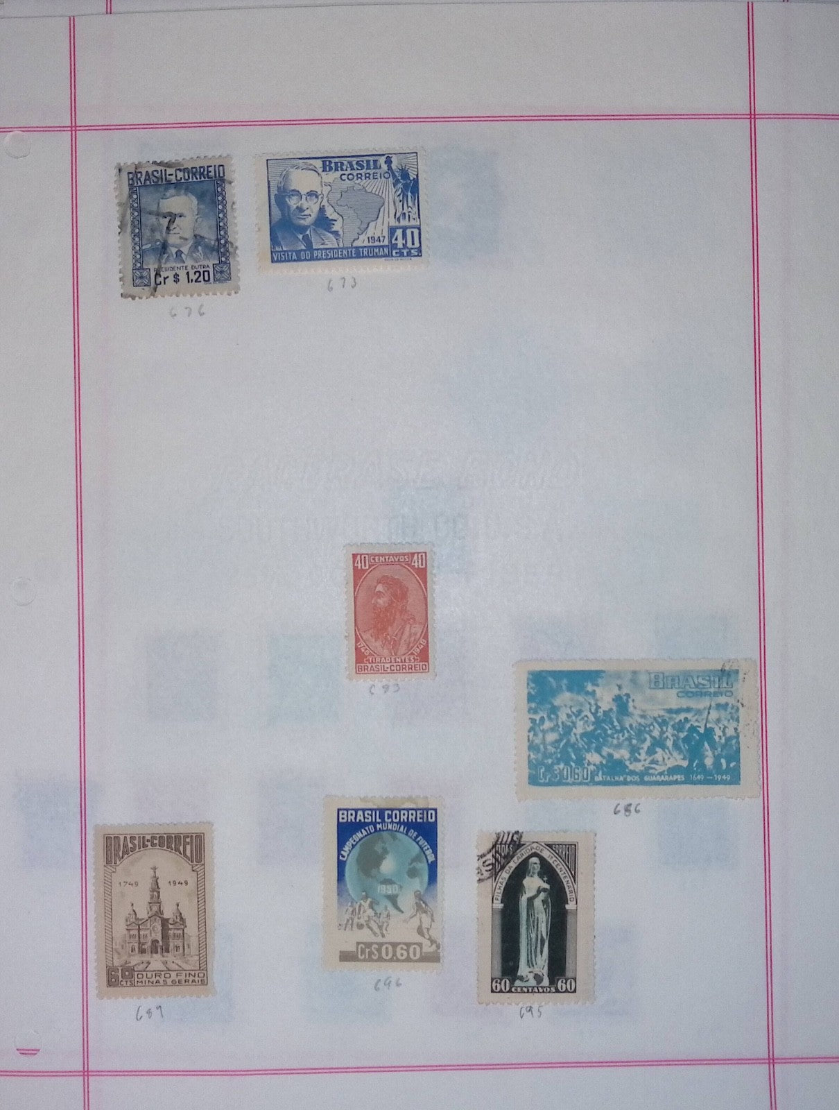 BRAZIL STRONG OLD COLLECTION ON ALBUM PAGES ON 81 PAGES! UNCHECKED! Q142