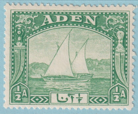 ADEN 1 MINT HINGED OG*  NO FAULTS VERY FINE! LVT