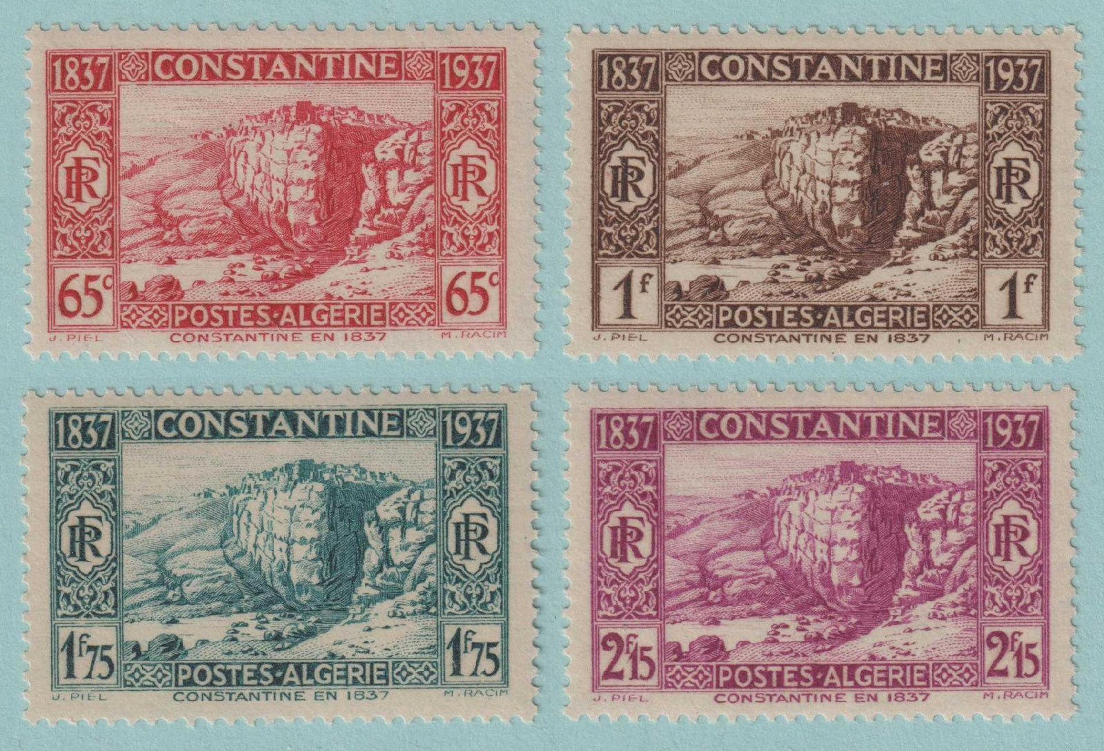 ALGERIA 113 - 116  MINT LIGHTLY HINGED OG * NO FAULTS EXTRA FINE! - S605