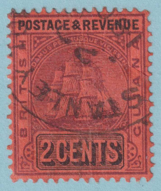 BRITISH GUIANA 134  USED - "STANLEYTOWN" CANCEL - NO FAULTS VERY FINE! - FXO