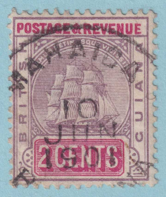 BRITISH GUIANA 133  USED - "MAHAICA" CANCEL - NO FAULTS VERY FINE! - DUD