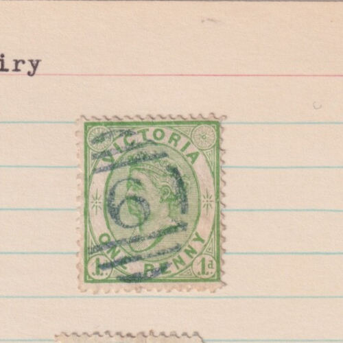 AUSTRALIA VICTORIA BELFAST PORT FAIRY GROUP SON CANCELS! M001