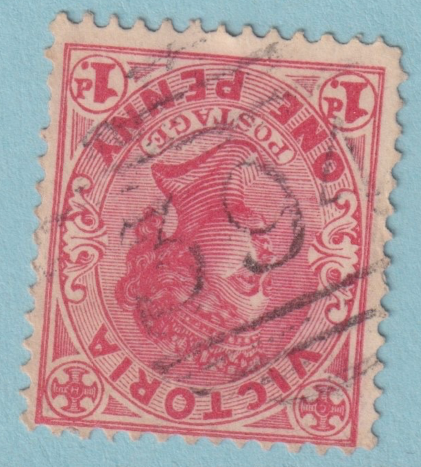AUSTRALIA VICTORIA  AXEDALE 394 CANCEL POSTMARK RATED (S) BY FREEMAN!  LFC