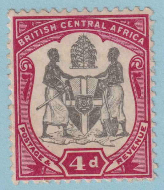 BRITISH CENTRAL AFRICA 46  MINT HINGED OG * NO FAULTS VERY FINE! - MUQ